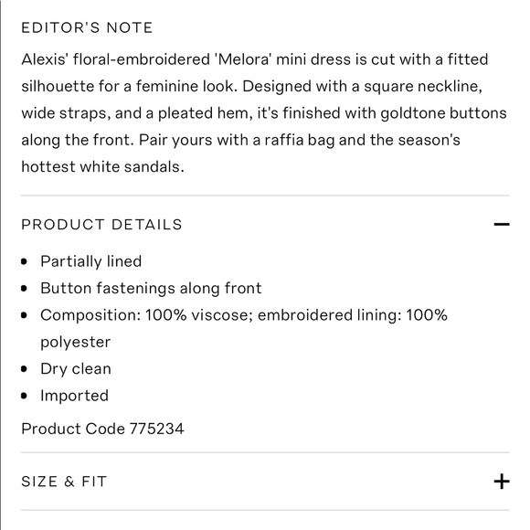 Gorgeous ALEXIS Embroidered Dress - Picture 5 of 10